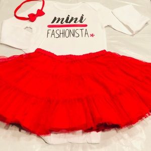 Baby girl outfit 6-12M